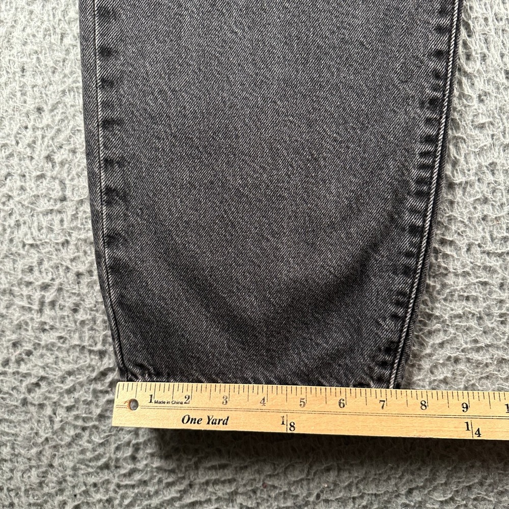 Levis Jeans Womens 25 Baggy Dad W25 L30 Black Washed High Rise‎ Straight Relaxed - Picture 11 of 16